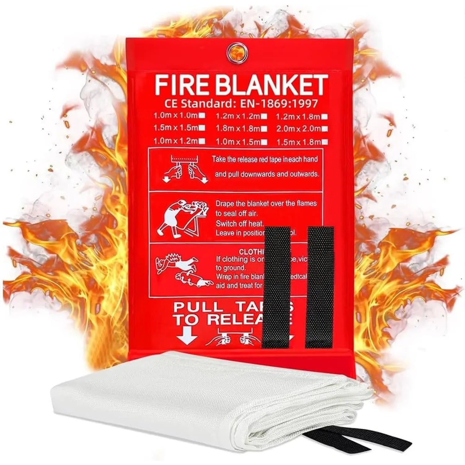 Mantas Ignífugas De Emergencia 2x2